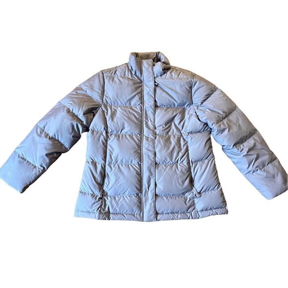 L.L. Bean women’s purple down fill puffer jacket small petite - Picture 2 of 12